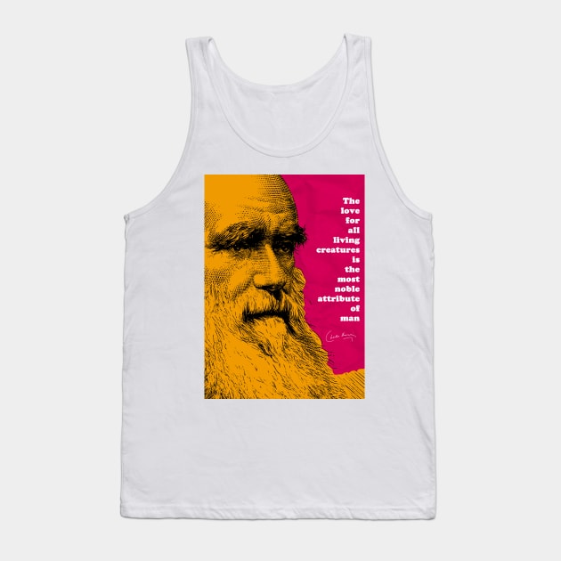 Charles Darwin Quote 2 Tank Top by pahleeloola